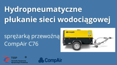 Hydropneumatyczne płukanie sieci