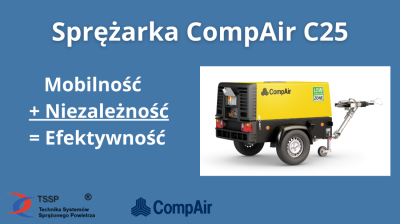 Sprężarka przewoźna CompAir C25